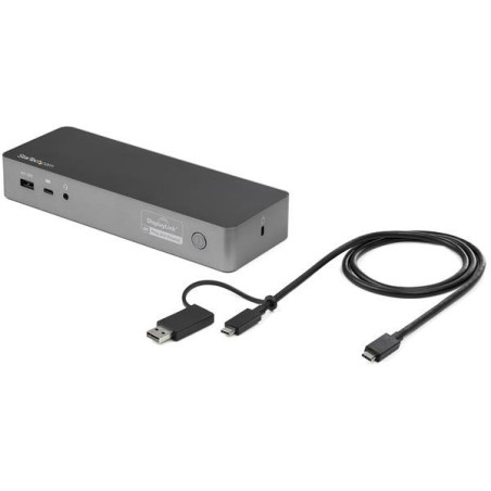 StarTech Universal Laptop Docking Station - USB-C & USB-A - 60W PD
