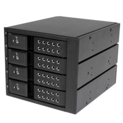 StarTech 4 Bay 3.5in SATA/SAS HDD Trayless Mobile Rack Backplane w/Fan