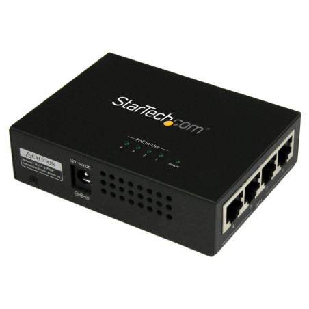 StarTech 4Port Gigabit PoE+ Midspan - Power over Ethernet Injector