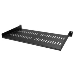 StarTech 1U Vented Rack Shelf - 10 in. (254 mm) 1U Shelf - Vented
