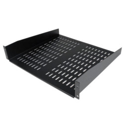 StarTech Universal Fixed Server Rack Shelf 2U Cantilever Shelf 50lbs 22kg