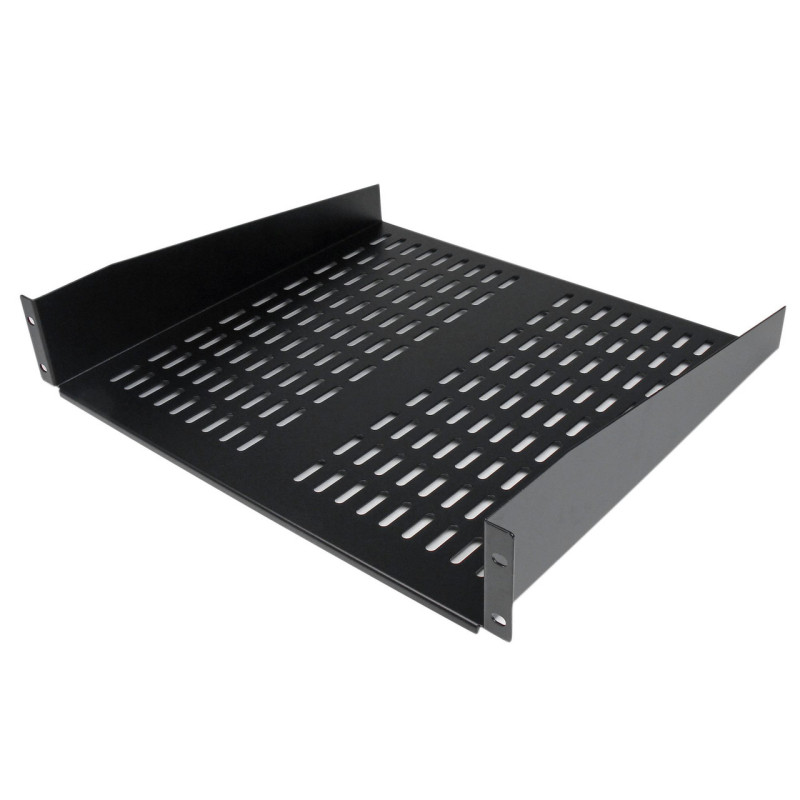 StarTech Universal Fixed Server Rack Shelf 2U Cantilever Shelf 50lbs 22kg