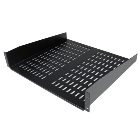 StarTech Universal Fixed Server Rack Shelf 2U Cantilever Shelf 50lbs 22kg