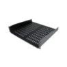 StarTech Universal Fixed Server Rack Shelf 2U Cantilever Shelf 50lbs 22kg