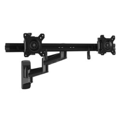 StarTech Wall Mount Dual Monitor Arm for 15-24in Monitors - Steel