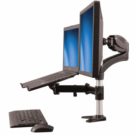 StarTech Single-Monitor Arm - Laptop Tray - One-Touch Height Adjust