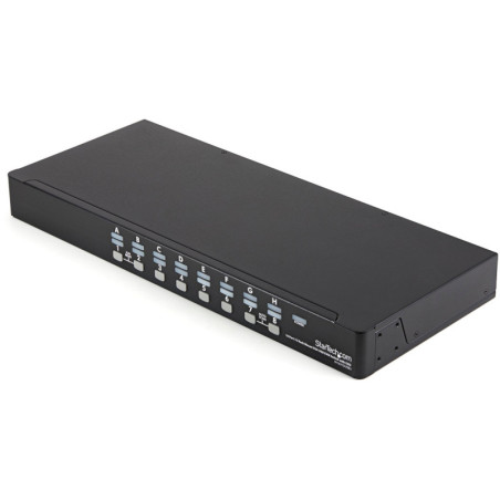 16 Port 1U Rackmount USB KVM Switch Kit