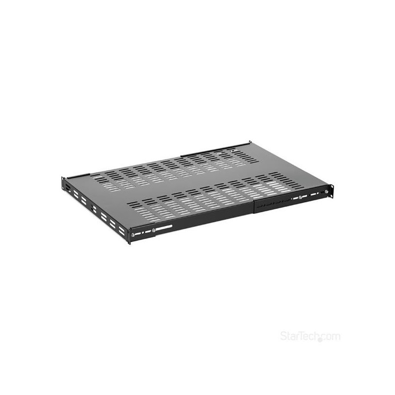 StarTech 1U Adjustable Depth Vented Server Rack Shelf