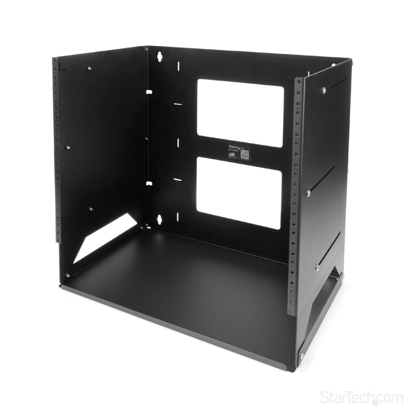 StarTech 8U Wall-Mountable Server Rack - Wall Rack w/ Built-in Shelf