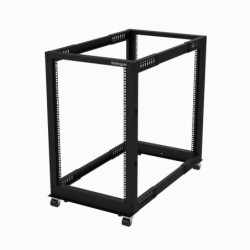 StarTech 18U Open Frame Rack - 4 Post - 22-40 in. Adjustable Depth