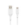 Belkin BoostCharge USB-A to Micro-USB Cable 1m - Universally compatible - White