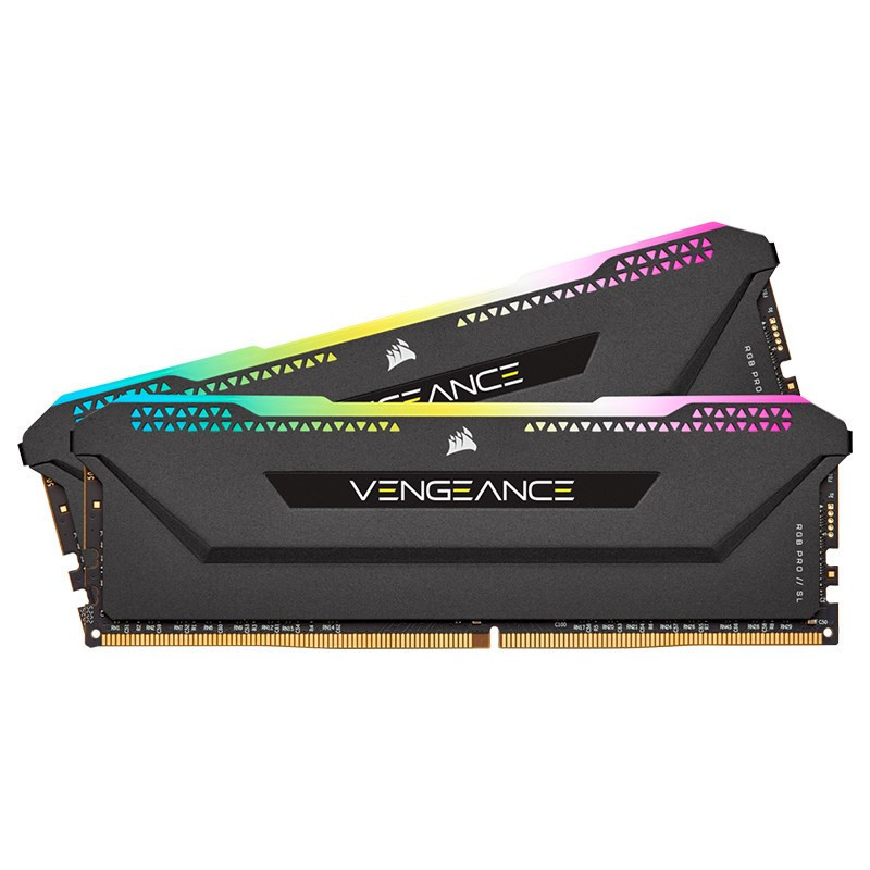 Corsair Vengeance RGB PRO SL 16GB (2x 8GB) DDR4 3600MHz CL18 Memory - Black