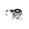 Aten Petite 2 Port USB HDMI KVM Switch with Audio and Remote Port