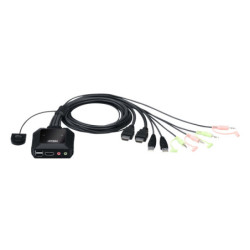 Aten 2 Port USB 4K @60Hz HDMI Cable KVM Switch
