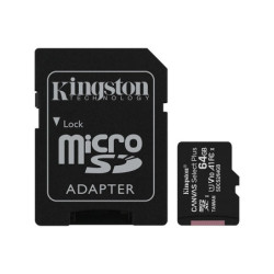 KINGSTON 64GB SDCS2/64GB Micro SD + Adapter  