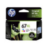 HP 67Xl Tri-Colour Ink Cartridges