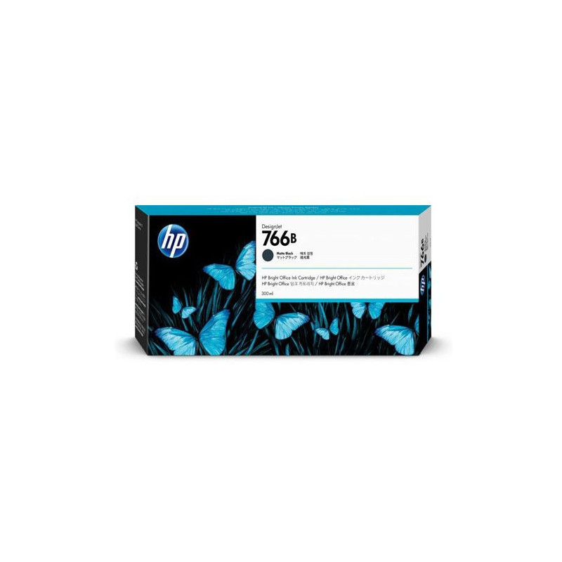 HP 766B 300Ml Matte Black DesignJet Ink Cartridge - Xl 3600