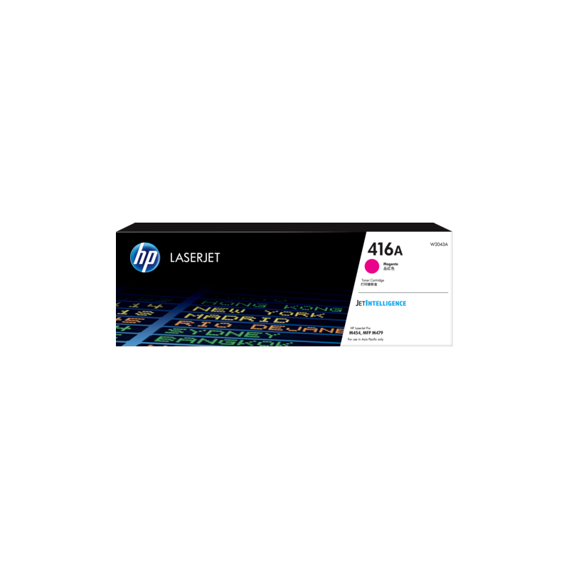 HP 416A Magenta Toner - Approx2.4K Pages - M454 - M479 - M455 - M480 Models