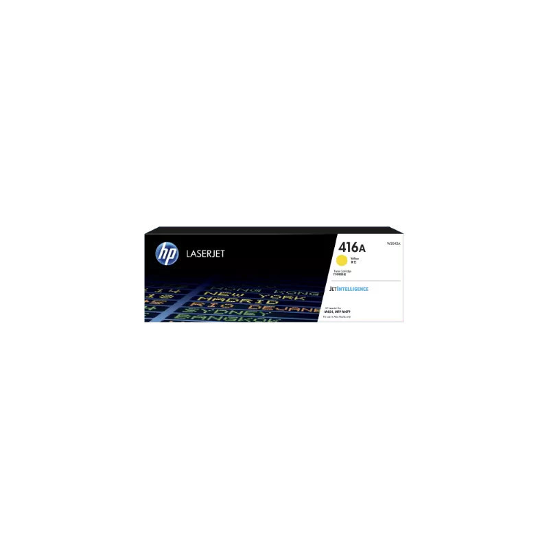 HP 416A Yellow Toner - Approx 2.1K Pages - M454 - M479 - M455 - M480 Models