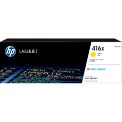HP 416X Yellow Toner - High Yield - Approx 6K Pages - M454 - M479 - M455 - M480 Models