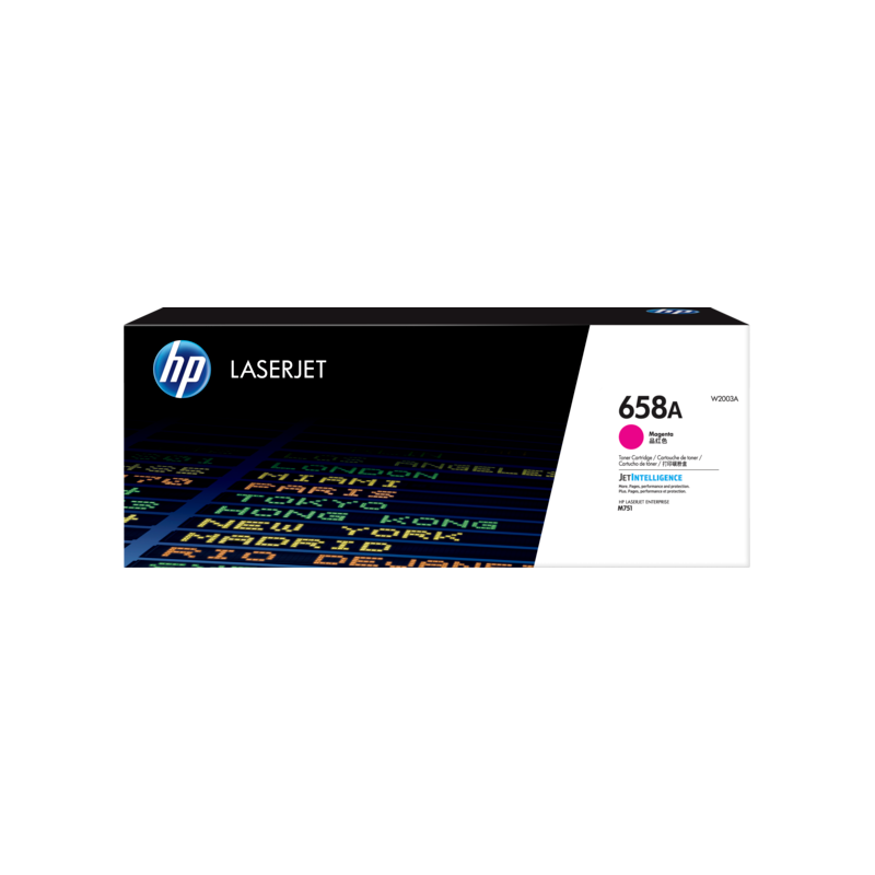 HP 658A Magenta LaserJet Toner Cartridge - Approx Yield 6K Pages - M751 Compatible