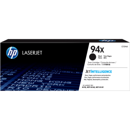 HP 94X Black LaserJet Toner Cartridge