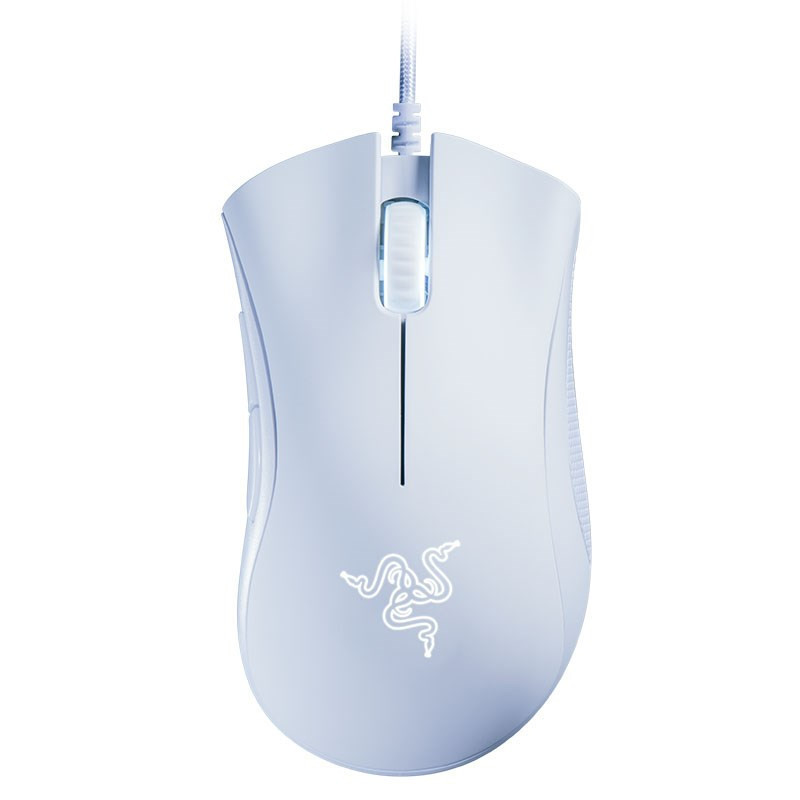Razer DeathAdder Essential Ergonomic Wired Gaming Mouse - White Edition