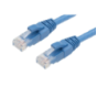 0.5m CAT6 RJ45-RJ45 Pack of 10 Ethernet Network Cable. Blue