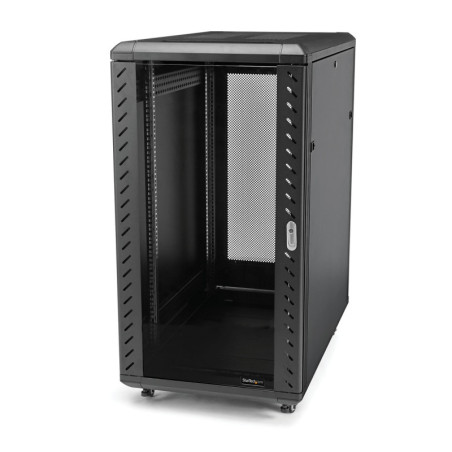 StarTech 18U 19in Server Rack Cabinet - 4 Post Adjustable Depth (6-32in) Locking