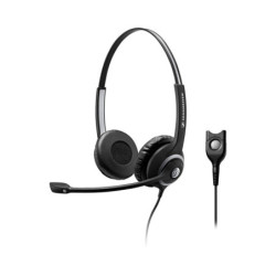 EPOS | Sennheiser SC 260 Wide Band Binaural headset with Noise Cancelling mic - high impedance for standard phones - Easy Discon