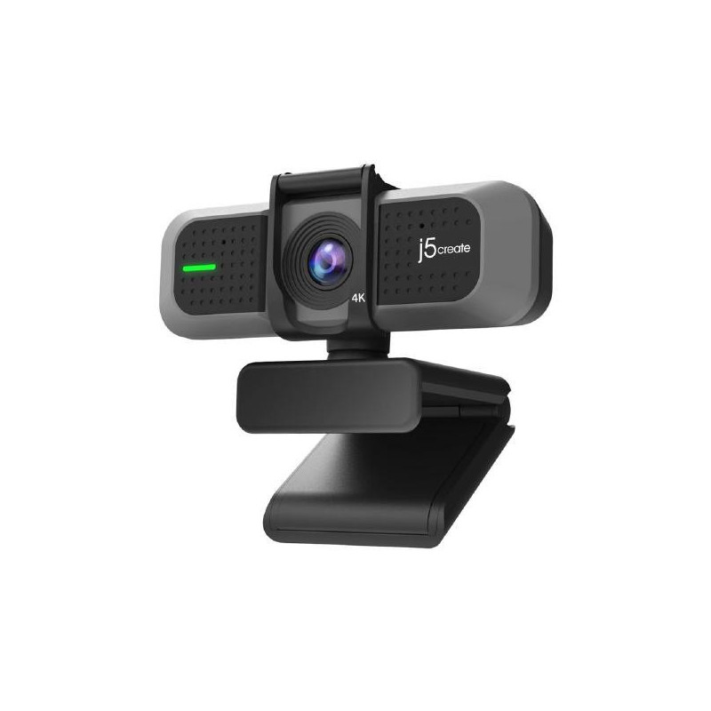 J5Create USB 4K Ultra HD Webcam Model: JVU430 - Support 4K at 30FPS or 1080P at 60FPS - Ideal for Live streaming