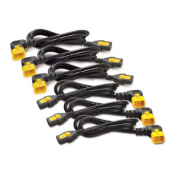 Power Cord Kit (6 ea). Locking. Output 1 x IEC C13 - 10A Max - 1.2 meters