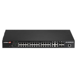 Edimax GS-5424PLC V2 28-Port Gigabit PoE+ Web Smart Switch with RJ45/SFP
