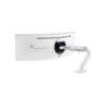 Ergotron HX Desk Curved Monitor Arm Mount with HD Pivot - White
