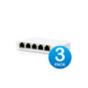 Ubiquiti USW Flex Mini 3 Pack - Managed - UniFi - Layer 2 Gigabit Switch - 5x GbE RJ45 Ports - Powerable Via PoE (802.3af) or US
