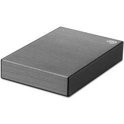 Seagate One Touch With Password 2TB External Portable Hard Drive - Space Grey