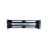LDR Rackmount Din Rail - Black Metal Construction - 35mm International Din Rail