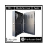 LDR Assembled 5U Flush Wall Mount Vertical Cabinet (570mm x 250mm) - Black Metal Construction