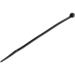 StarTech 6in(15cm) Cable Ties - 1/8in(3mm) wide - 1-3/8in(39mm) Bundle Diameter - 40lb(18kg) Tensile Strength - Nylon Self Locki