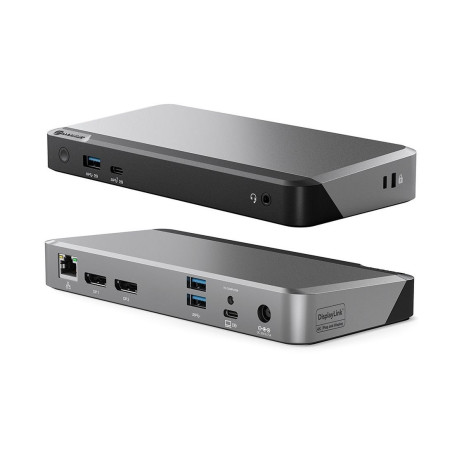 Alogic MX2 USB-C Dual Display Docking Station with 65W Power Delivery