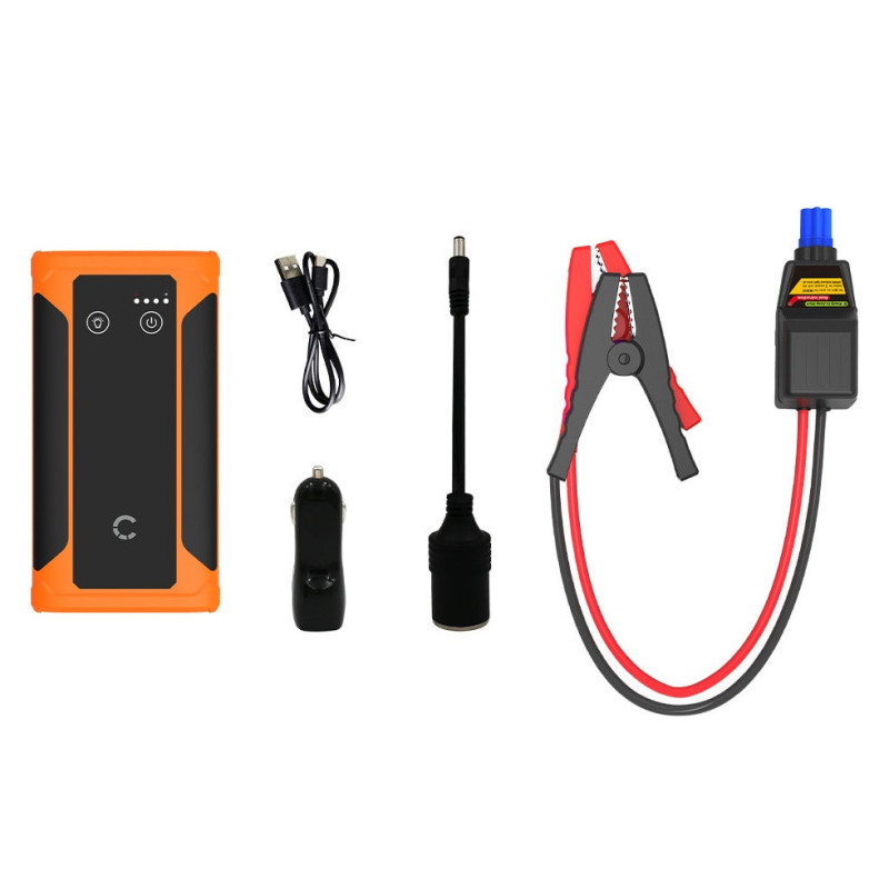 Cygnett 10K mAh Jump-Starter & Power Pack - Orange (CY3577CHAUT) - Ultra-Safe 8 Point Safety System - Holds charge for up to 12 