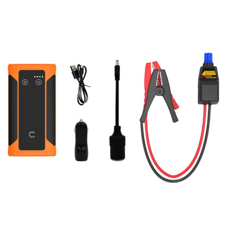 Cygnett 10K mAh Jump-Starter & Power Pack - Orange (CY3577CHAUT) - Ultra-Safe 8 Point Safety System - Holds charge for up to 12 