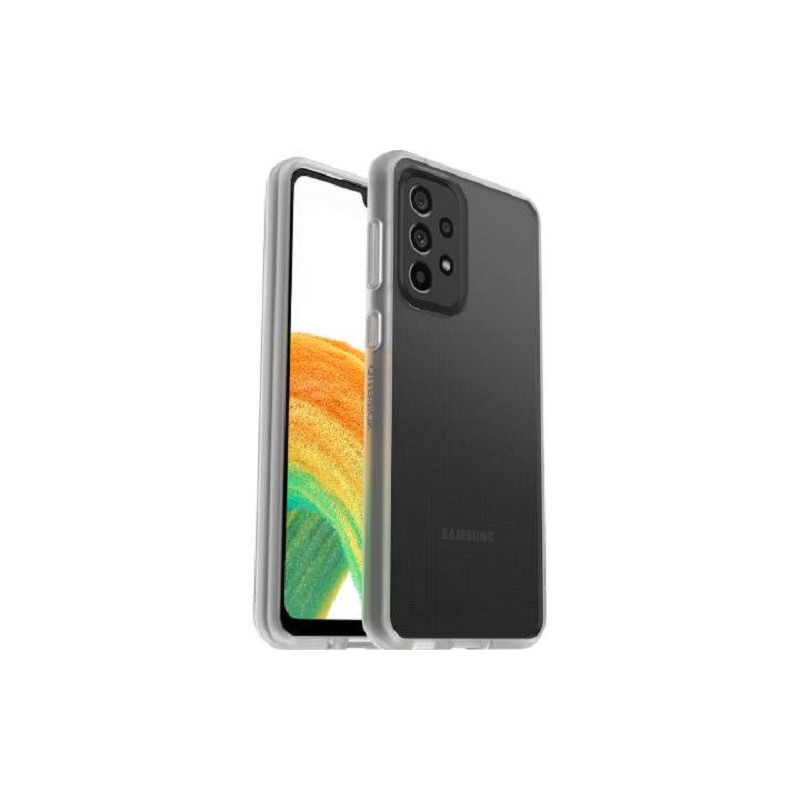 OtterBox Samsung Galaxy A33 5G React Series Case - Clear (77-86982) - Raised Edges Protect Screen & Camera - 4X Military Standar