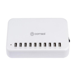 Comsol 10 Port USB Charging Station 120W Total Power