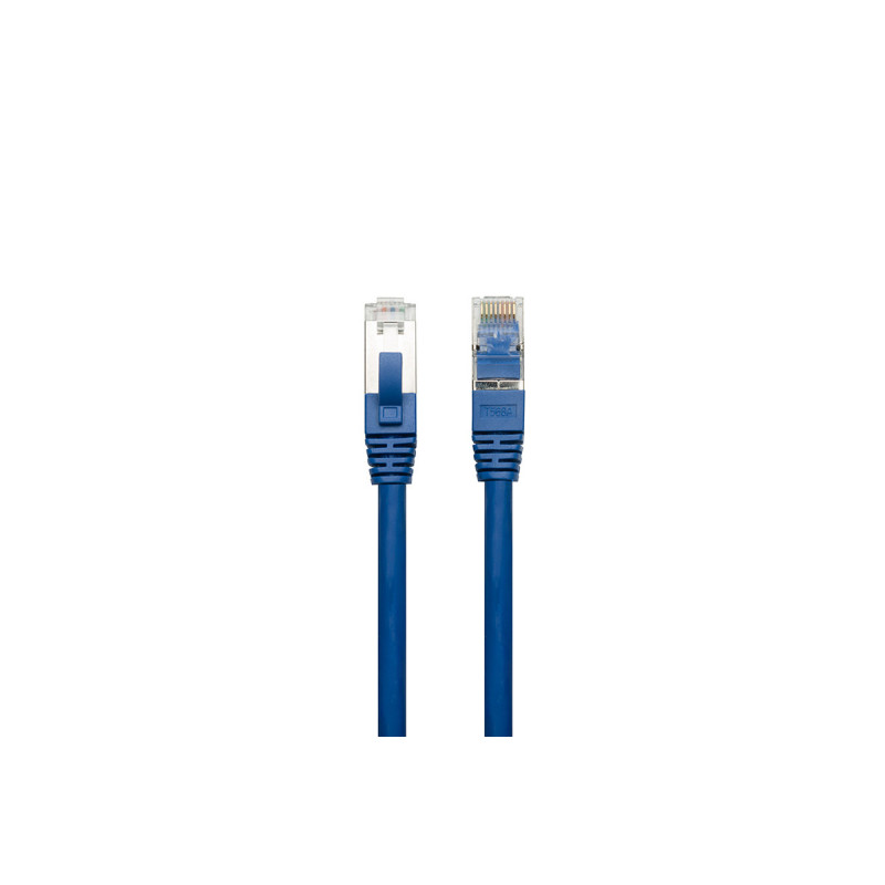 Comsol 2mtr 40GbE Cat 8 S/FTP Shielded Patch Cable LSZH - Blue