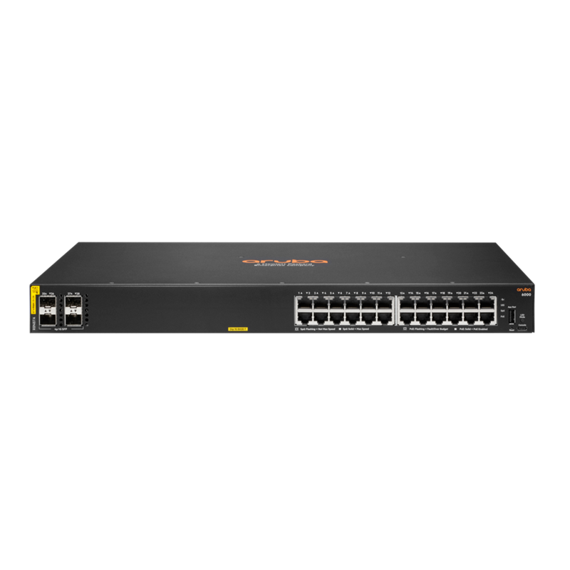 Aruba 6000 24G Cl4 PoE+ 4SFP Switch