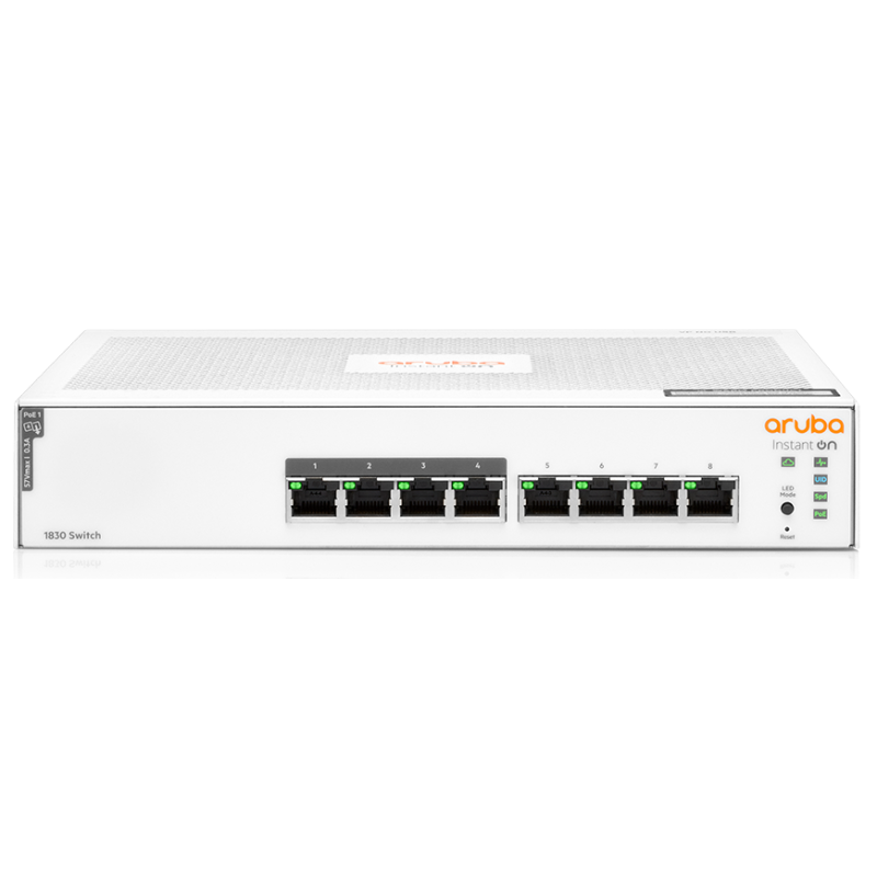 Aruba Instant On 1830 8G (4P Class4 PoE) 65W 4SFP Switch