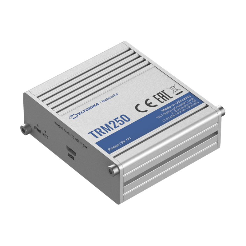 Teltonika TRM250 - Industrial Cellular modem with multiple LPWAN connectivity options