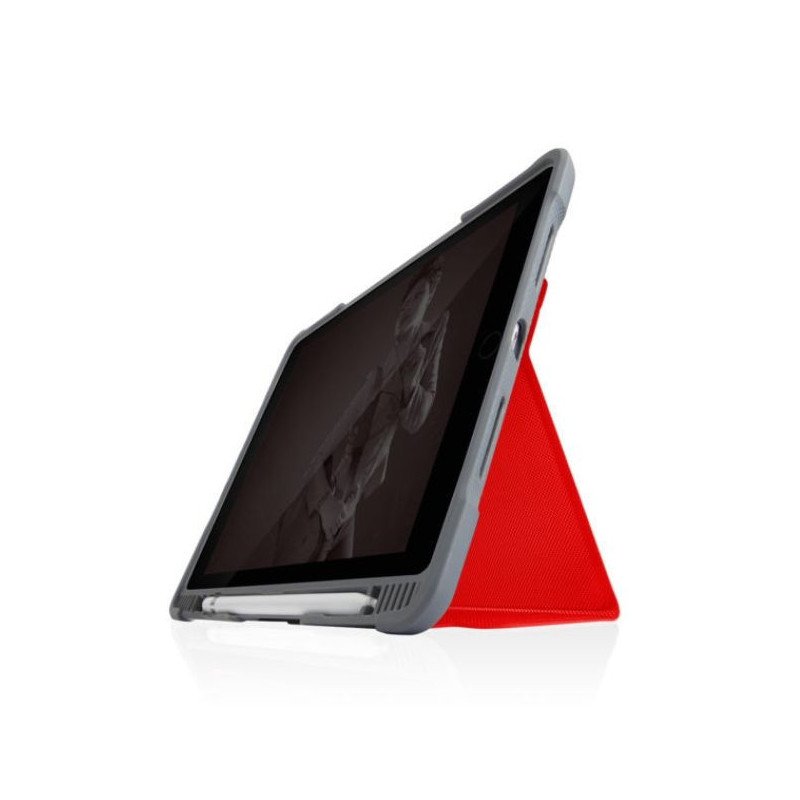 STM Dux Plus Duo Case - To Suit iPad 9th - 8th - 7th gen - Red