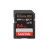 SanDisk Extreme Pro Sdxc - Sdxxu 64GB - V30 - U3 - C10 - Uhs-I - 200Mb/S R - 90Mb/S W - 4X6 - Lifetime Limited